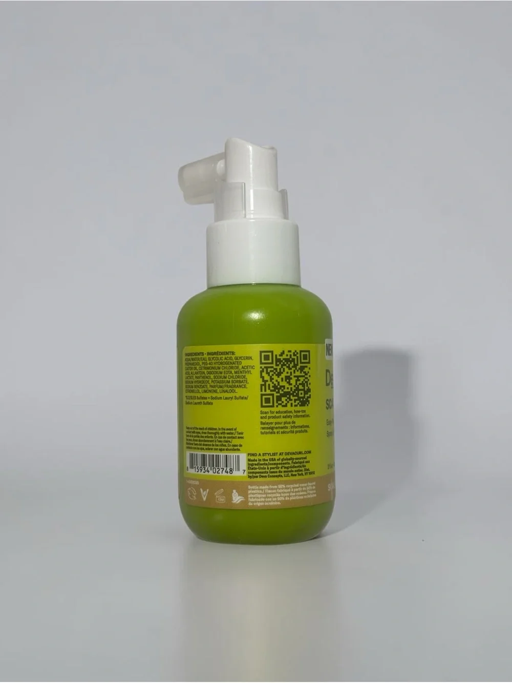 DevaCurl Scalp Puri(pH) Exfoliating Spray - 3oz